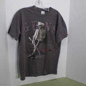 Justin Moore Band Gray Short Sleeve Tour Tee Shirt, Size Medium